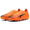 Image de PUMA Mixte Ultra 6 Match MG Chaussure de Football, Heat Fire Noir/Rouge Brillant, 47 EU