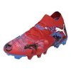 Image de PUMA Future 8 Match PLAYMAKERS FG/AG Chaussures de Football Unisexes Rouge/Noir/Ultra Bleu-Rose Pixel, 41 EU, Puma Red PUMA Black Ultra Blue Pink Pixel, 42.5 EU