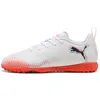 Image de PUMA Chaussures de Football Future 8 Play TT Enfant et Adolescent 32, White Black Glowing Red