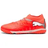Image de PUMA Future 9 Pro Cage Chaussures de Football Unisexe Rouge Brillant Blanc Noir Argent 40 EU, Glowing Red PUMA White PUMA Black PUMA Silver, 40 EU