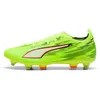 Image de PUMA Chaussures de Football Unisexe Ultra 6 Match MXSG, Yellow Alert Black-Glowing Red-Lime Squeeze, 41 EU, Yellow Alert PUMA Squeeze Squeeze Noir/Rouge, 42.5 EU