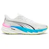 Image de PUMA Velocity Nitro 4 Chaussures de Running Chaussure de Running sans stabilisateurs Hommes Blanc White-Ultra Blue-Poison Pink 42,5
