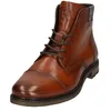 Image de bugatti - Bottines en cuir cognac et à lacets - Taille numeric_46