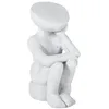 Image de Beliani Figurine Décorative MgO Intérieur Extérieur Accessoire de Jardin Gris Fria