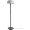 Image de Chauffage de Terrasse en Acier Autoportant Électrique 1500 W Accessoire de Jardin Gris Varazze