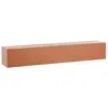 Image de Meuble TV Mural Minimaliste Etagère de Rangement Multimédia 180 cm en Panneau Particules de Bois Marron et Rouge Gladstone