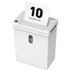 Image de IDEAL Shredcat 8100 CC - Destructeur de Papier 10-12 Feuilles, Niveau de sécurité P-4, Coupe croisée 5x30 mm, 20 litres, Conforme RGPD, Silencieux et Puissant