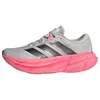 Image de adidas Adistar 5 Chaussures de course pour homme basses (pas de football), Gris / Fer métallisé / Rouge acide, 42 2/3 EU