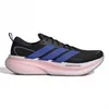 Image de adidas Homme Supernova Glide Running Shoes, Core Black/Dual Indigo/Pure Ruby, 46 EU