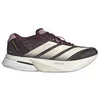 Image de adidas Performance Boston 13 Chaussures de course pour femme, Rouge grenat, blanc, mauve magique, 38 2/3 EU