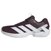 Image de adidas Homme Adizero Ubersonic 5 Clay Tennis Shoes, Maroon/Silver met./Core Black, 46 EU