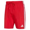 Image de adidas Homme 3 Stripes Swim 8 inch Swimwear, Better Scarlet/White, XL