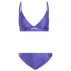 Image de adidas Femme Padded 2-Way Straps Triangle Bikini Set Swimwear, Solar Purple/White, 36