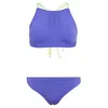 Image de adidas Femme Ripstream Adjustable X-Back Bikini Set Swimwear, Solar Purple, 40