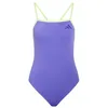 Image de adidas Femme Thin Straps V-Back Swimsuit Swimwear, Solar Purple, 44
