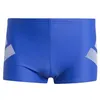 Image de adidas Homme Big Bars Boxers Swimwear, Semi Lucid Blue/White, 40