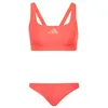 Image de adidas Femme 3 Stripes V-Back Bikini Swimwear, Solar Turbo/Frozen Turbo, 34