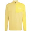 Image de adidas Homme Terrex Multi Climacool Half Zip Long Sleeve Shirt, Pyrite, XL