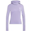 Image de adidas Femme Adi365 Running Essentials Winterized Hooded Long Sleeve Sweatshirt, Magic Lilac, XL