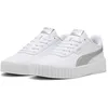 Image de PUMA Sneakers Carina 3.0 Metallic Glam Femme 38, White Silver Metallic