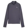 Image de PUMA Haut à 1/4 Zip Run Velocity CLOUDSPUN Femme S, Inky Depths Gray