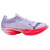 Image de PUMA Fast-R Nitro Elite 3 Chaussures de Running Chaussure de compétition Hommes Lilas - Light Lavender-Ultra Red 44