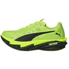 Image de PUMA Deviate Nitro Elite 4 Chaussures de Running Chaussure de compétition Femmes Jaune Lemon - Sunny Lime Black 41