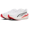 Image de PUMA Deviate Nitro 4 Chaussures de course pour homme, Puma Blanc Ultra Rouge, 28.5 cm