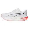 Image de PUMA Chaussures de Running Deviate Pure Nitro  Homme 40, White Ultra Red Silver Metallic
