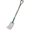 Image de GARDENA Fourche à bêcher NatureLine®  Manche bois 100% FSC®   Poignée ergo en D   Dents acier trempé   Garantie 10 ans (17002-20)