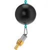 Image de Filtre d'aspiration flottant Gardena : boule flottante pour pompes immergées avec tuyau de 25 mm de diamètre, connexion en laiton, clapet anti-retour et collier de serrage (1417-20)