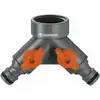 Image de Vanne 2 voies GARDENA, pour robinets avec filetage 33,3 mm (G1)