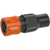 Image de Raccord rapide grand débit GARDENA - 2817-20 - Pour tuyaux de 19 mm - Original GARDENA System®