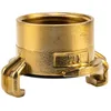 Image de Gardena Pièce filetée à couplage rapide en laiton avec filetage interne: raccord de tuyau avec 33,3 mm (G 1 Pouce) - Fil interne pour robinets avec filetage externe (7109-20)