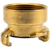 Image de Gardena Pièce filetée à couplage rapide en laiton avec filetage interne: raccordement de tuyau, 42 mm (G 1 1/4 Pouce) - Fil interne pour robinets avec filetage externe (7110-20)