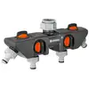 Image de Sélecteur d'arrosage sur robinet 4 circuits GARDENA 8194-20