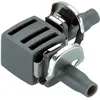 Image de Gardena Système Micro-Drip L-piece 4,6 mm (3/16 Pouce): Connecteur de tuyau pour la direction Changements du tube de distribution (N ° 1348, 1350), 10 pcs. (8381-20)