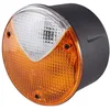 Image de HELLA Feu clignotant - Halogène - 24V / 12V - Montage en saillie/vissé - ADR/GGVS - Couleur du voyant: jaune/blanc - Fiche: Fiche plate - gauche/avant/droite - Quantité: 1 - 2BE 964 169-071