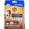 Image de LYRA Color Giants Skin Tones - Etui 12 crayons de couleur tons peau