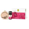 Image de PRIMAVERA Coffret cadeau « Alles Liebe » - Mélange de parfums harmonisant et pendentif en bois de tilleul pour parfumer, décoration des espaces de vie - Parfum : fruité et rose - Végétalien