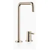 Image de Robinet de cuisine META Square Dornbracht, mélangeur à deux trous, saillie 235mm, rosaces individuelles, 32815861-47, Couleur: Champagne