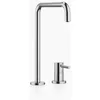 Image de Robinet de cuisine META Square Dornbracht, mélangeur à deux trous, saillie 235mm, rosaces individuelles, 32815861-93, Couleur: chrome brossé