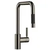 Image de Dornbracht META Square robinet de cuisine, mitigeur monocommande, pull-down, avec fonction douche, saillie 200mm, 33870861-19, Couleur: Chrome foncé
