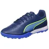 Image de PUMA King Match Tt Chaussures de football unisexe, Bleu persan/vert pro/bleu urra, 12 US