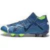 Image de PUMA Homme Football Bottes, Bleu/Blanc/Vert (Persian Bleu Blanc Pro Vert), 44 EU