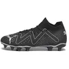 Image de PUMA FUTURE MATCH FG/AG JR, Chaussures de Sport Mixte Enfant, Puma Noir Puma Argent, 43 EU