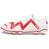 Image de Puma Homme Future Play FG/AG Chaussure de Football, Orchidée de feu Blanche, 42.5 EU