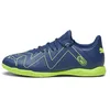 Image de PUMA Homme Future Play It Chaussure de Football, Bleu Persan Pro Vert, 44 EU
