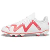 Image de Puma Future Play FG/AG Jr Chaussure de Football, Orchidée de feu Blanche, 38 EU