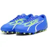 Image de PUMA Ultra Play MG, Chaussures de Sport Unisexe pour Adultes, Ultra Blue Puma White Pro Green, 40 EU
